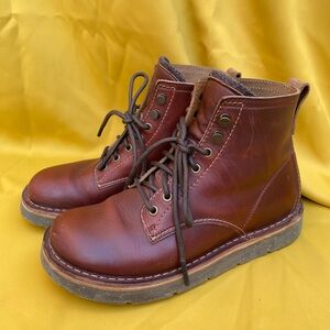 Birkenstock unisex Birmingham Boots Chestnut Leather Boots